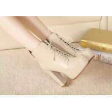 Beige Fashion High Heel Ankle Boot for Women (S 50-1)